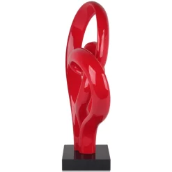 Statues & Sculptures Floor Standing|Abstract^Love Fusion 73cm Red Resin Indoor Sculpture