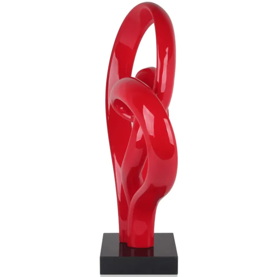 Statues & Sculptures Floor Standing|Abstract^Love Fusion 73cm Red Resin Indoor Sculpture