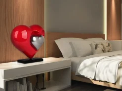 Statues & Sculptures Table Top|Contemporary^Love Reflection 45cm Red Resin Indoor Sculpture