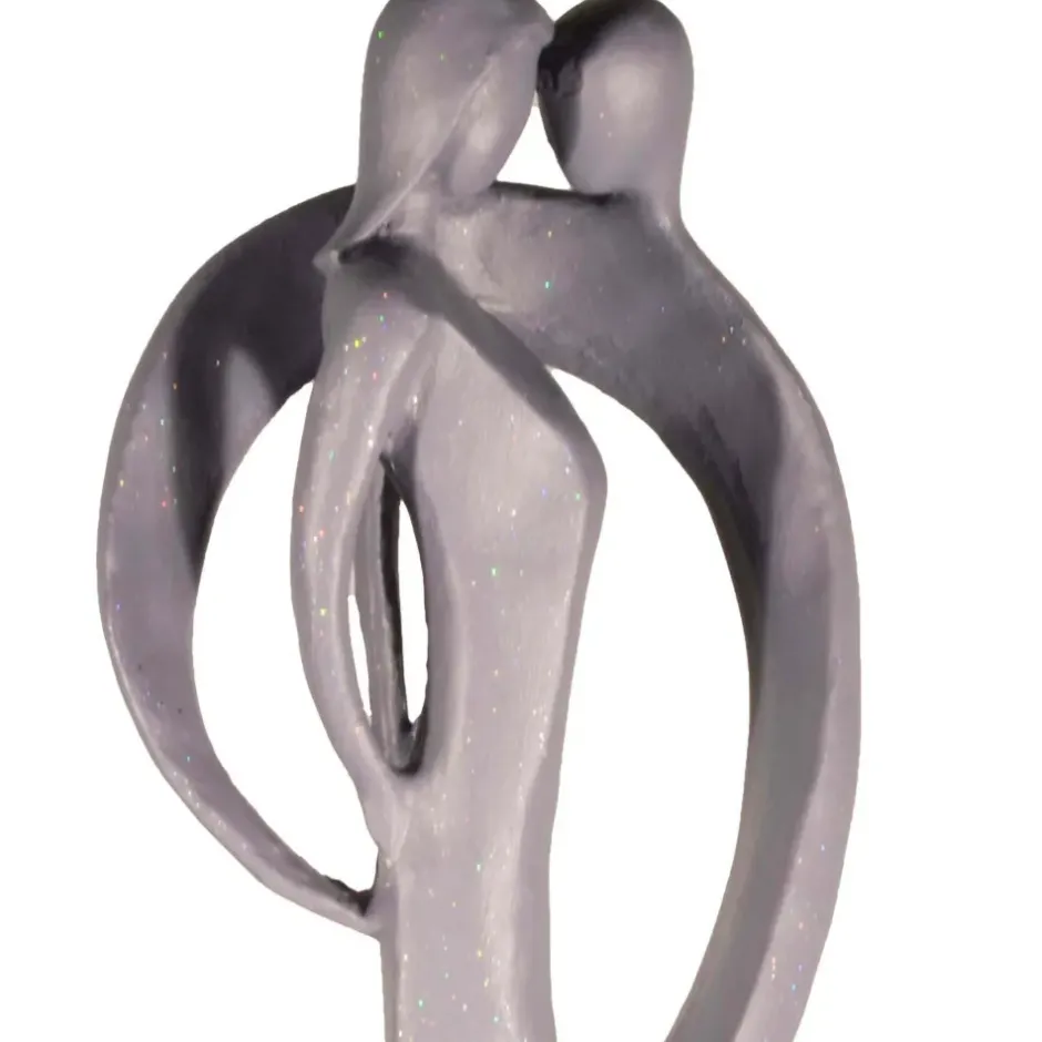 Statues & Sculptures Modern^Loving Kiss 82cm Modern Poly Resin Garden Statue