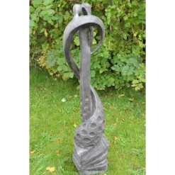 Statues & Sculptures Modern^Loving Kiss Modern Poly Resin Garden Statue