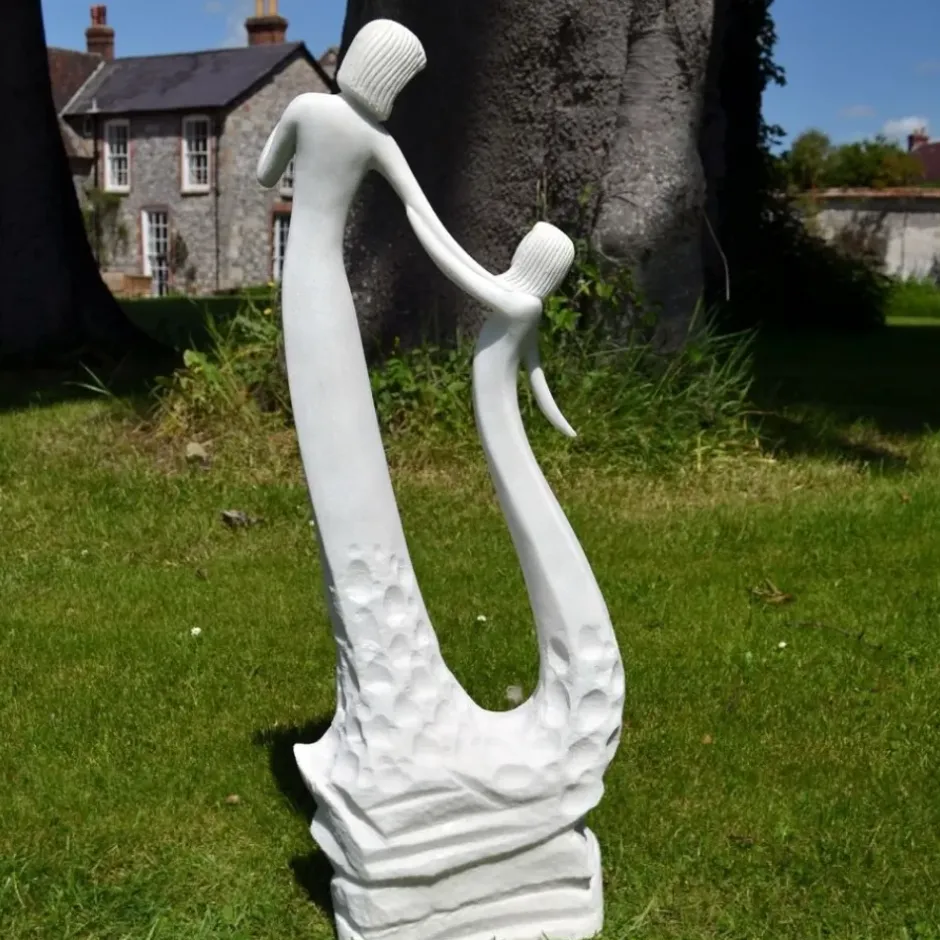 Statues & Sculptures Modern^Loving Mother Modern Poly Resin Garden Statue