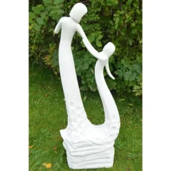Statues & Sculptures Modern^Loving Mother Modern Poly Resin Garden Statue