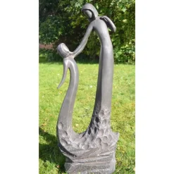 Statues & Sculptures Modern^Loving Mother Modern Poly Resin Garden Statue
