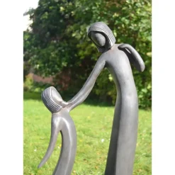 Statues & Sculptures Modern^Loving Mother Modern Poly Resin Garden Statue