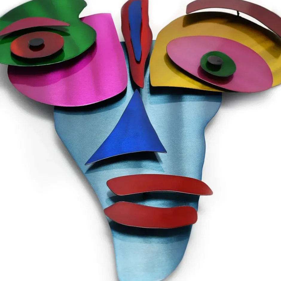 Statues & Sculptures Table Top|Abstract^Lucid Visage 59cm Abstract Metal Indoor Sculpture