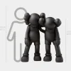 Statues & Sculptures Figurative|Floor Standing^Lucify Companions 150cm Black Resin Indoor Sculpture