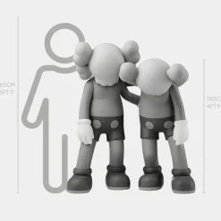 Statues & Sculptures Giant|Figurative^Lucify Companions 150cm Grey Resin Indoor Sculpture