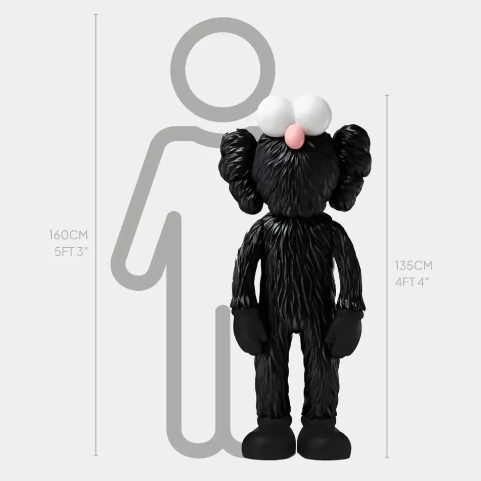 Statues & Sculptures Figurative|Floor Standing^Lucify Fuzz 135cm Black Resin Indoor Sculpture