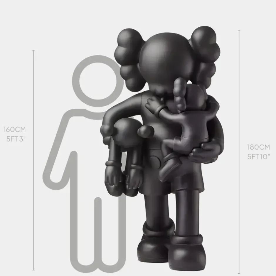 Statues & Sculptures Giant|Figurative^Lucify Go 180cm Black Resin Indoor Sculpture