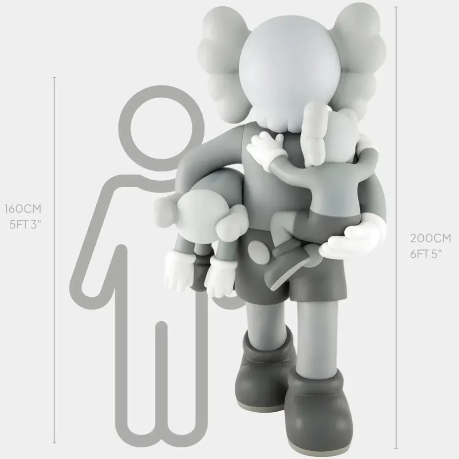 Statues & Sculptures Giant|Figurative^Lucify Go 200cm Grey Resin Indoor Sculpture