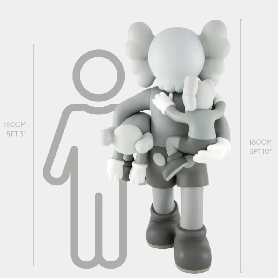 Statues & Sculptures Giant|Figurative^Lucify Go 180cm Grey Resin Indoor Sculpture