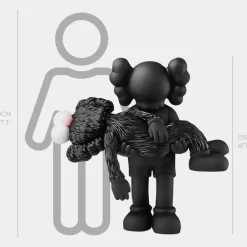Statues & Sculptures Figurative|Floor Standing^Lucify Guardian 135cm Black Resin Indoor Sculpture
