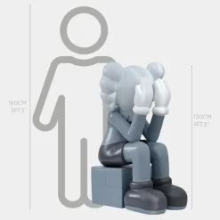 Statues & Sculptures Figurative|Floor Standing^Lucify Hide 130cm Grey Resin Indoor Sculpture