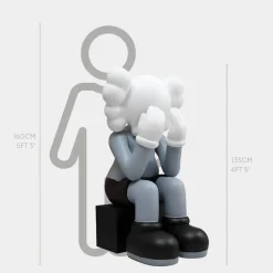 Statues & Sculptures Figurative|Floor Standing^Lucify Hide 135cm Grey Resin Indoor Sculpture