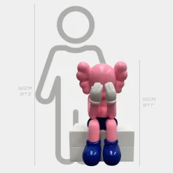 Statues & Sculptures Figurative|Floor Standing^Lucify Hide 110cm Pink Resin Indoor Sculpture