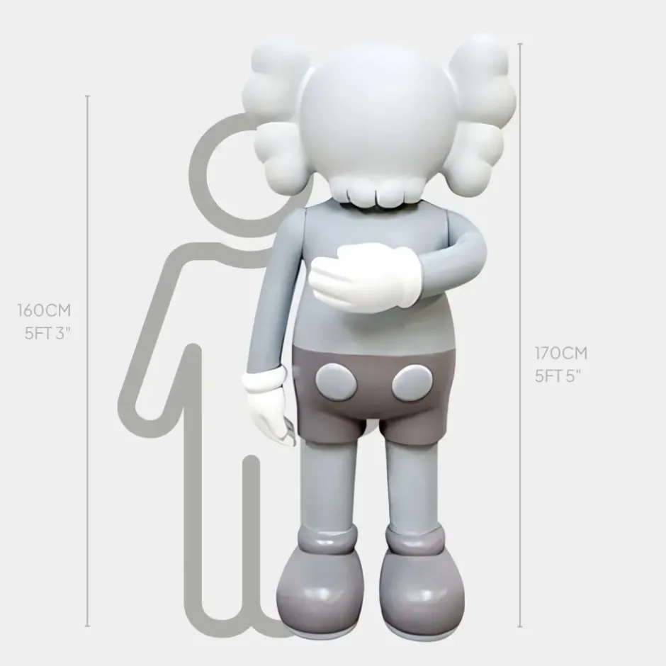 Statues & Sculptures Giant|Figurative^Lucify Motion 170cm Grey Resin Indoor Sculpture v2