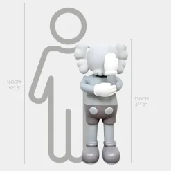 Statues & Sculptures Figurative|Floor Standing^Lucify Motion 130cm Grey Resin Indoor Sculpture v4