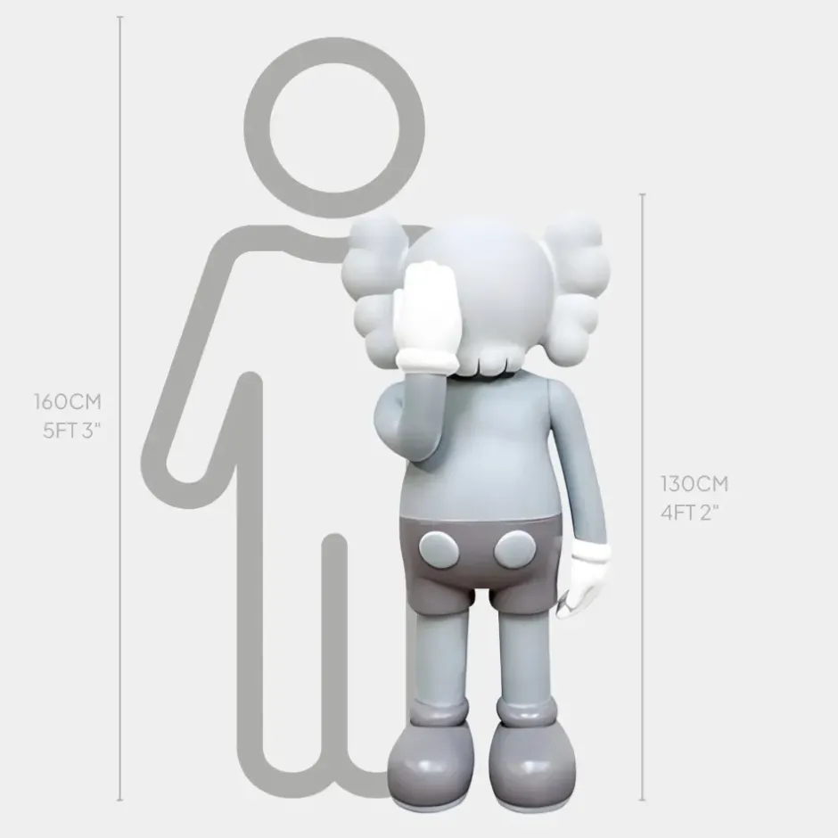 Statues & Sculptures Figurative|Floor Standing^Lucify Motion 130cm Grey Resin Indoor Sculpture v5