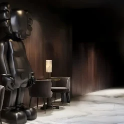 Statues & Sculptures Table Top|Floor Standing^Lucify Seek 70cm Black Resin Indoor Sculpture