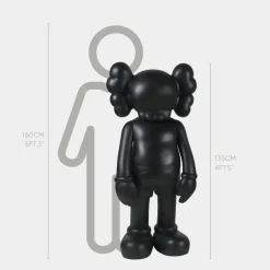 Statues & Sculptures Figurative|Floor Standing^Lucify Seek 135cm Black Resin Indoor Sculpture