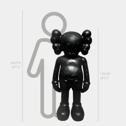 Statues & Sculptures Figurative|Floor Standing^Lucify Seek 135cm Cosmic Black Resin Indoor Sculpture