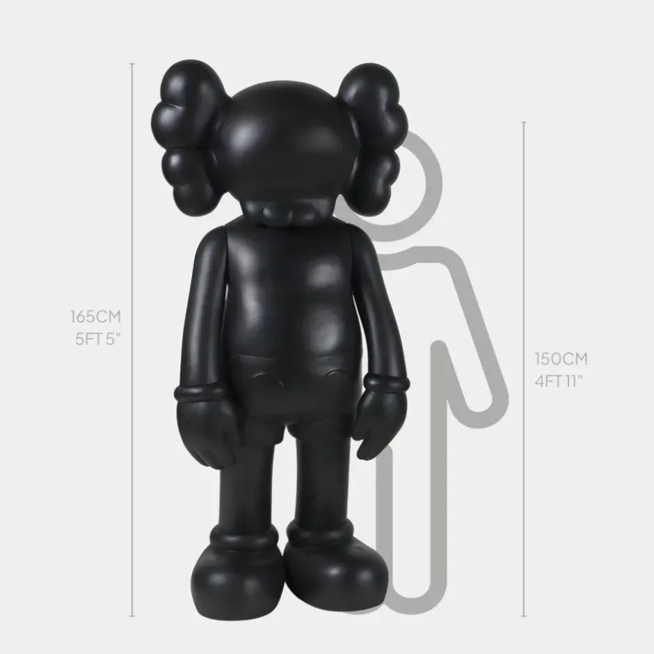 Statues & Sculptures Giant|Figurative^Lucify Seek 170cm Cosmic Black Resin Indoor Sculpture