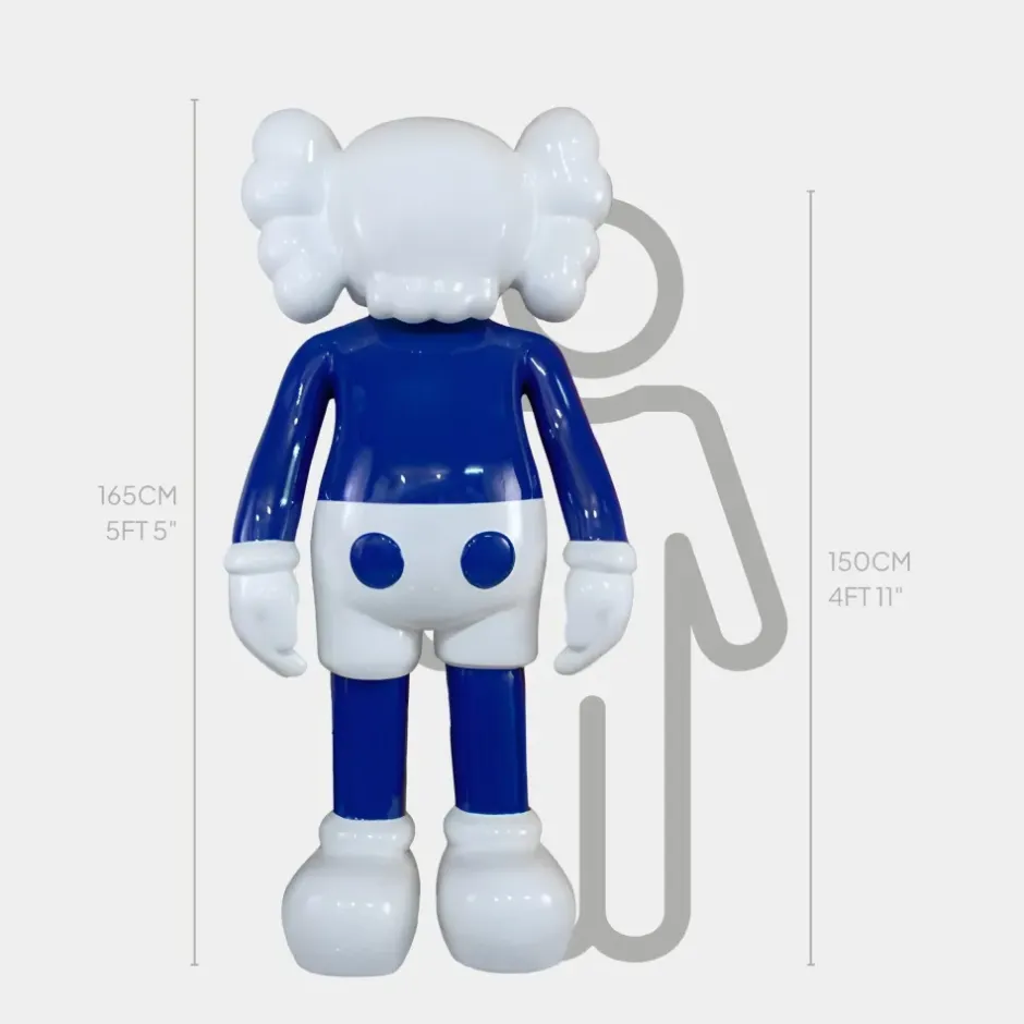 Statues & Sculptures Giant|Figurative^Lucify Seek 170cm Deep Blue Resin Indoor Sculpture