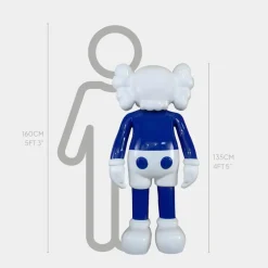 Statues & Sculptures Figurative|Floor Standing^Lucify Seek 135cm Deep Blue Resin Indoor Sculpture