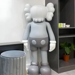 Statues & Sculptures Figurative|Table Top^Lucify Seek 70cm Grey Resin Indoor Sculpture