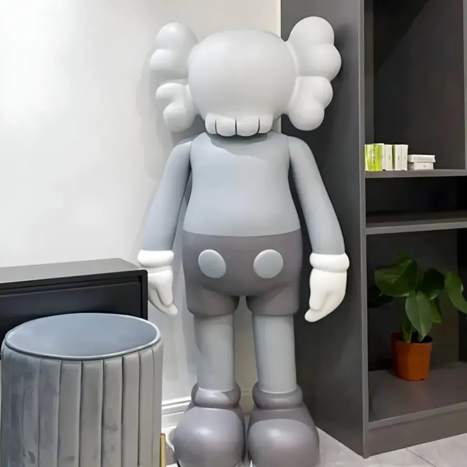 Statues & Sculptures Figurative|Floor Standing^Lucify Seek 100cm Grey Resin Indoor Sculpture