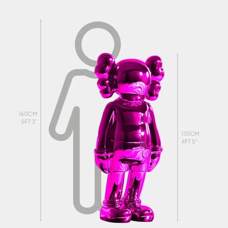 Statues & Sculptures Figurative|Floor Standing^Lucify Seek 135cm Pink Resin Indoor Sculpture