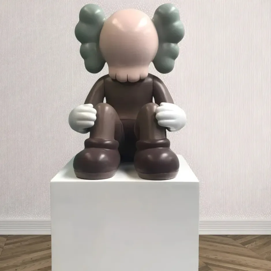 Statues & Sculptures Figurative|Floor Standing^Lucify Silence 92cm Brown Resin Indoor Sculpture