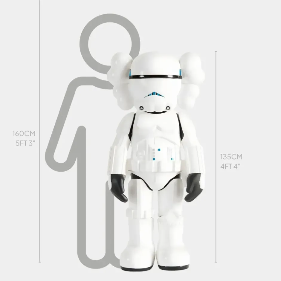 Statues & Sculptures Figurative|Floor Standing^Lucify Trooper 135cm Black Resin Indoor Sculpture