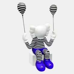 Statues & Sculptures Figurative|Floor Standing^Lucify Up 70cm Blue Resin Indoor Sculpture
