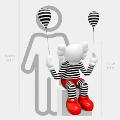 Statues & Sculptures Figurative|Floor Standing^Lucify Up 110cm Red Resin Indoor Sculpture