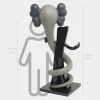 Statues & Sculptures Giant|Floor Standing^Lucify Viper 176cm Grey Resin Indoor Sculpture