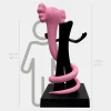 Statues & Sculptures Giant|Floor Standing^Lucify Viper 176cm Pink Resin Indoor Sculpture