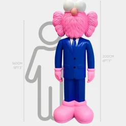 Statues & Sculptures Giant|Figurative^Lucify Vogue 200cm Blue Resin Indoor Sculpture v2