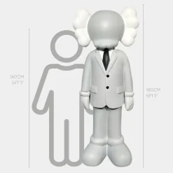 Statues & Sculptures Giant|Figurative^Lucify Vogue 180cm Grey Resin Indoor Sculpture