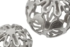 Statues & Sculptures Table Top|Abstract^Lumi Spheres 21cm Silver Metal Indoor Sculptures