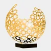 Statues & Sculptures Table Top|Abstract^Lunar Sphere 44cm Gold Metal Indoor Sculpture