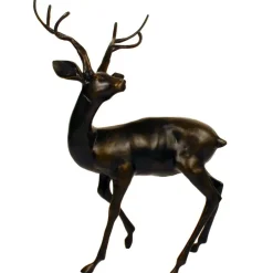 Statues & Sculptures Stags & Deers^Majestic Deer Bronze Metal Garden Statue