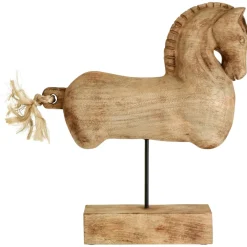 Statues & Sculptures Table Top|Animals^Majestic Horse 50cm Wood Indoor Statue