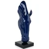 Statues & Sculptures Floor Standing|Animals^Majestic Horse Head 70cm Blue Resin Indoor Sculpture