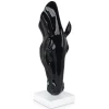 Statues & Sculptures Floor Standing|Animals^Majestic Horse Head 70cm Black Resin Indoor Sculpture