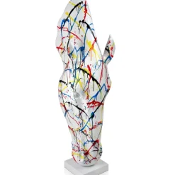 Statues & Sculptures Floor Standing|Animals^Majestic Horse Head 151cm Multicoloured Resin Sculpture