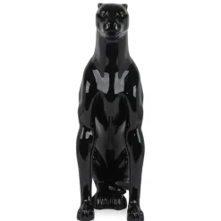 Statues & Sculptures Floor Standing|Animals^Majestic Panther 78cm Black Resin Indoor Sculpture