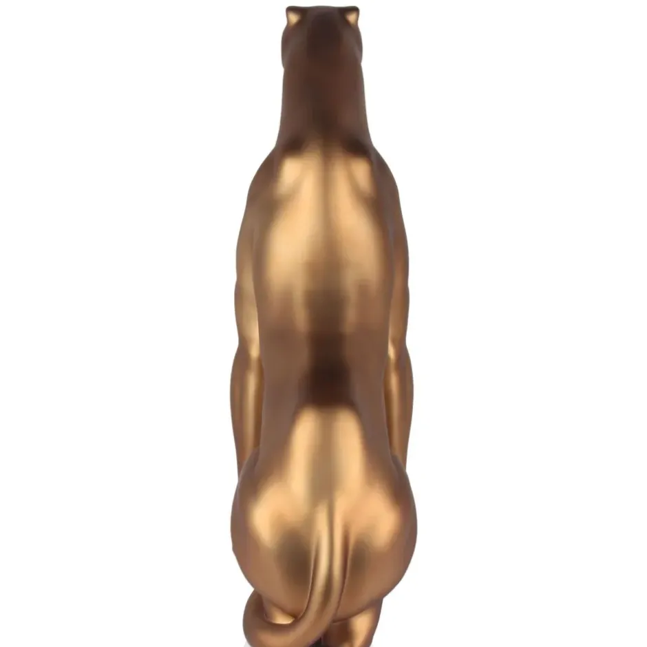 Statues & Sculptures Floor Standing|Animals^Majestic Panther 78cm Bronze Resin Indoor Sculpture