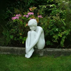 Statues & Sculptures Modern^Melina 55cm Marble Resin Garden Statue